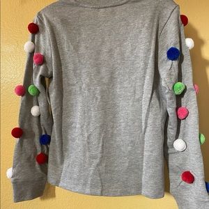 Disney Parks Christmas Holiday Sweater Pompoms Sm